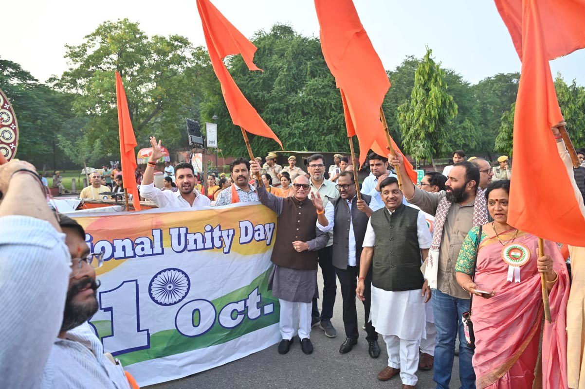 Ministry of Culture and Bharat Bharati Organise Grand National Unity Procession in Jaipur to Mark 150th Birth Anniversary of Sardar Vallabhbhai Patel
