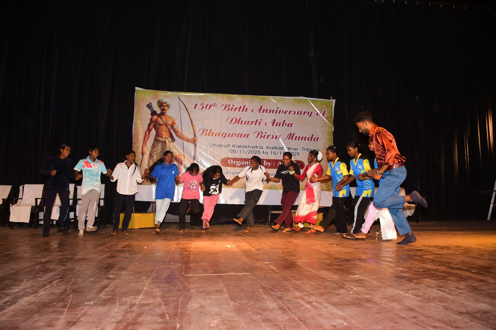 Ministry of Culture Collaborates with Ashray to Commemorate 150th Birth Anniversary of Bhagwan Birsa Munda in Tripura