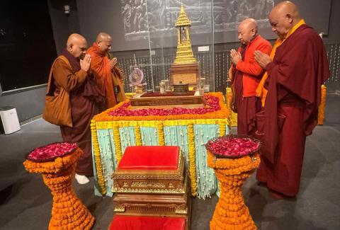 Exhibition of Devnimori Buddha Relics deepens India and Sri Lanka Cultural Ties
