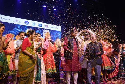 Ministry of Culture in collaboration with Sangeet Natak Akademi and Russian National Ballet Kostroma organised Global Dance Overture