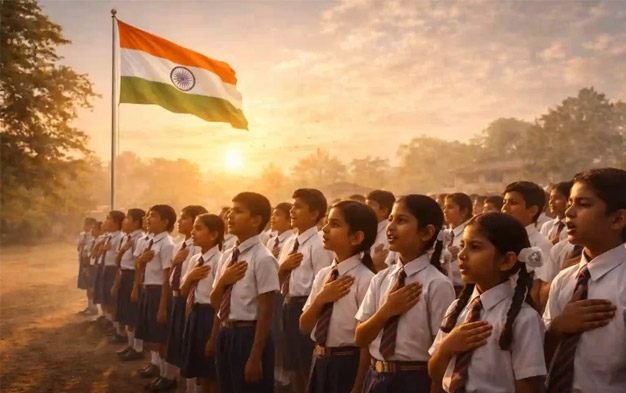 Mass singing of Vande Mataram